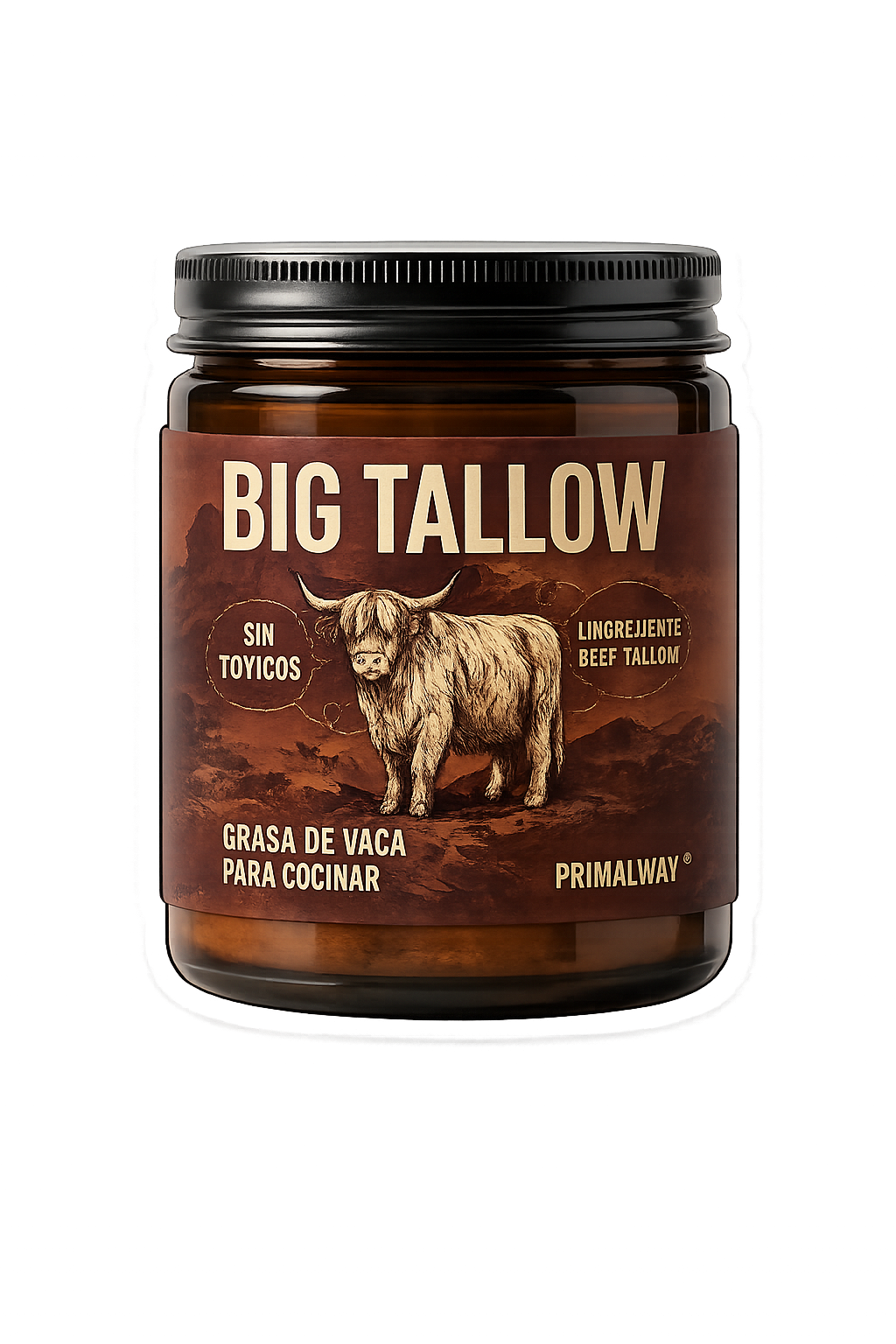 Big Tallow, grasa de vaca para cocinar